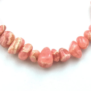 Armband mit Rhodochrosit, nachhaltiger second hand Schmuck perfekt aufgearbeitet