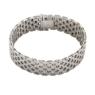 Armband aus 585 Weißgold, nachhaltiger second hand Schmuck perfekt aufgearbeitet