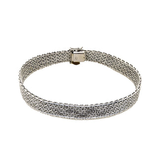 Armband aus 585 Weißgold, nachhaltiger second hand Schmuck perfekt aufgearbeitet