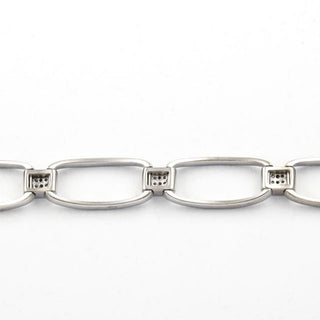 Brillantarmband aus 585 Weißgold, nachhaltiger second hand Schmuck perfekt aufgearbeitet