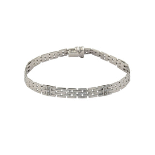 Brillantarmband aus 585 Weißgold, nachhaltiger second hand Schmuck perfekt aufgearbeitet
