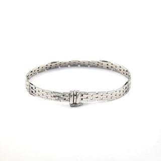 Brillantarmband aus 585 Weißgold, nachhaltiger second hand Schmuck perfekt aufgearbeitet