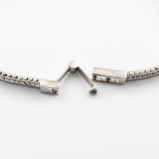 Armband aus 585 Weißgold mit Rubin und Brillant, nachhaltiger second hand Schmuck perfekt aufgearbeitet