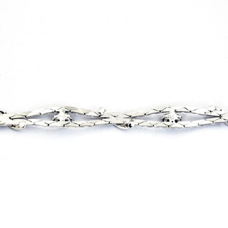 Saphirarmband aus 585 Weißgold mit Diamant, nachhaltiger second hand Schmuck perfekt aufgearbeitet