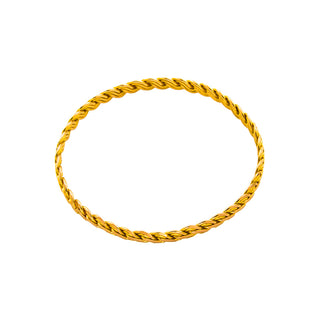 Armreif aus 916 Gelbgold, nachhaltiger second hand Schmuck perfekt aufgearbeitet