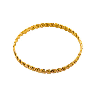Armreif aus 916 Gelbgold, nachhaltiger second hand Schmuck perfekt aufgearbeitet