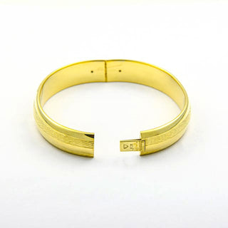 Armreif aus 585 Gelbgold, nachhaltiger second hand Schmuck perfekt aufgearbeitet