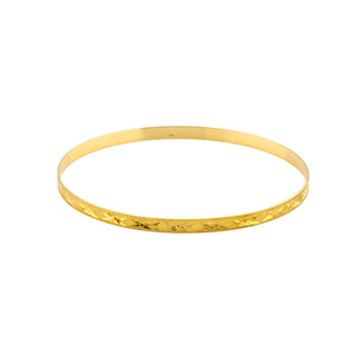 Armreif aus 585 Gelbgold, nachhaltiger second hand Schmuck perfekt aufgearbeitet