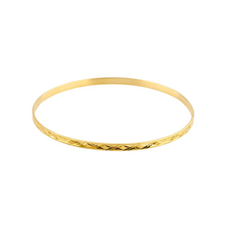 Armreif aus 585 Gelbgold, nachhaltiger second hand Schmuck perfekt aufgearbeitet