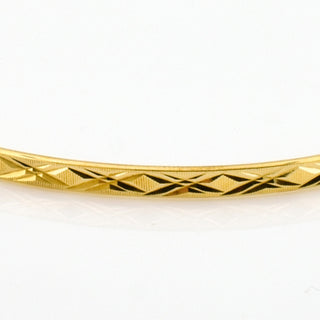 Armreif aus 585 Gelbgold, nachhaltiger second hand Schmuck perfekt aufgearbeitet