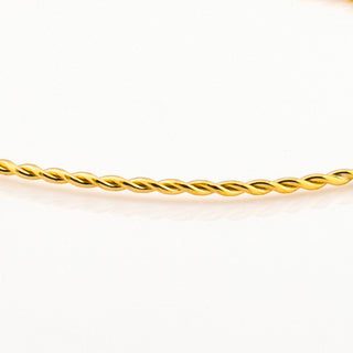 Armreif aus 585 Gelbgold, nachhaltiger second hand Schmuck perfekt aufgearbeitet