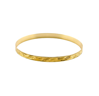 Armreif aus 585 Gelbgold, nachhaltiger second hand Schmuck perfekt aufgearbeitet