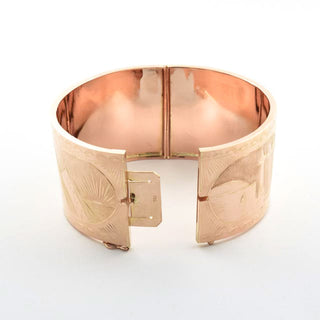 Armreif aus 750 Roségold, nachhaltiger second hand Schmuck perfekt aufgearbeitet