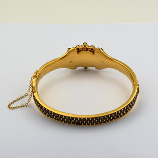 Granatarmreif aus 900 Silber, hochwertiger second hand Schmuck perfekt aufgearbeitet