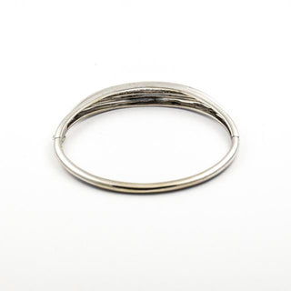 Brillantarmreif aus 585 Weißgold, nachhaltiger second hand Schmuck perfekt aufgearbeitet