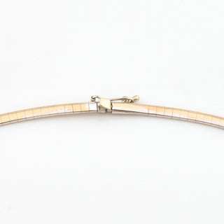 Arpas Brillantcollier aus 585 Gelb- und Weißgold, nachhaltiger second hand Schmuck perfekt aufgearbeitet