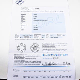 Bandring aus 585 Gelb- und Weißgold mit Brillant, nachhaltiger second hand Schmuck perfekt aufgearbeitet