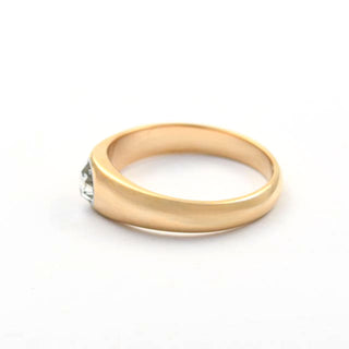 Diamantring aus 585 Roségold/Platin, nachhaltiger second hand Schmuck perfekt aufgearbeitet