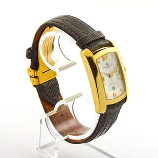 Baume & Mercier Herrenarmbanduhr Hampton Milleis Automatik mit Datumsanzeige und Schnellschaltung, gebrauchte Luxusuhr im Top-Zustand