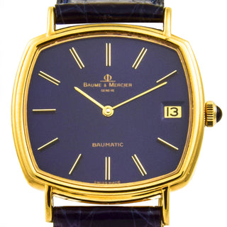 Baume & Mercier Baumatic Automatik mit Datumsanzeige und Planetenrotor, gebrauchte Luxusuhr im Top-Zustand