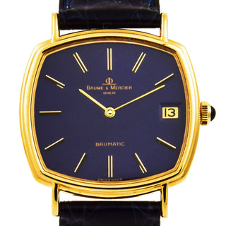 Baume & Mercier Baumatic Automatik mit Datumsanzeige und Planetenrotor, gebrauchte Luxusuhr im Top-Zustand