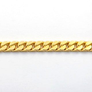 Binder Panzerarmband aus 585 Gelbgold, nachhaltiger second hand Schmuck perfekt aufgearbeitet