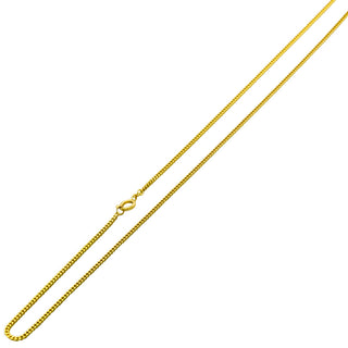 Binder Panzerkette aus 585 Gelbgold, nachhaltiger second hand Schmuck perfekt aufgearbeitet