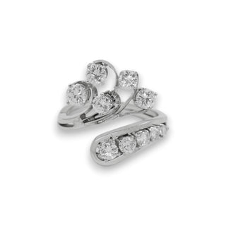 Blatzheim Brillantring aus 750 Weißgold, nachhaltiger second-hand Schmuck perfekt aufgearbeitet
