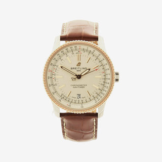 Breitling Herrenarmbanduhr Navitimer Automatik mit Datumsanzeige und Multiplizieren und Chronometer, Schnellschaltung und drehbare Lünette zeitgenössisch, gebrauchte Luxusuhr im Top-Zustand