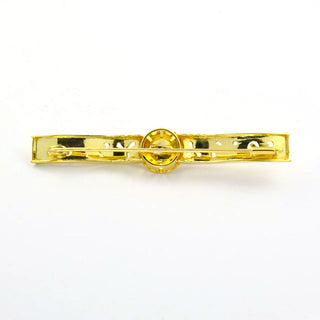 Perlenbrosche aus 585 Gelbgold, nachhaltiger second hand Schmuck perfekt aufgearbeitet
