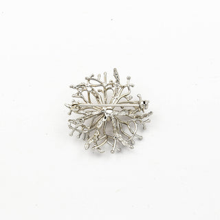 Penlenbrosche aus 585 Weißgold, nachhaltiger second hand Schmuck perfekt aufgearbeitet