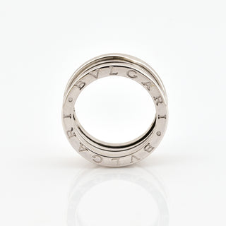 Bulgari Ring B.zero1 aus 750 Weißgold, nachhaltiger second hand Schmuck perfekt aufgearbeitet