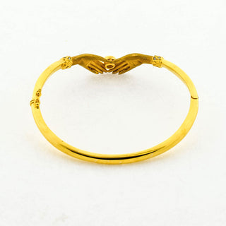Carrera Y Carrera Armreif aus 750 Gelbgold mit Brillant, nachhaltiger second hand Schmuck perfekt aufgearbeitet