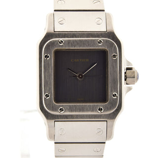 Cartier Armbanduhr Santos Automatik, gebrauchte Luxusuhr im Top-Zustand