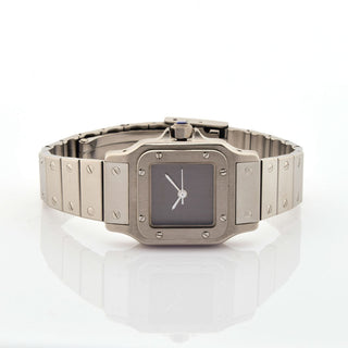 Cartier Armbanduhr Santos Automatik, gebrauchte Luxusuhr im Top-Zustand