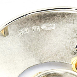 Ch. Böhnke Brillantanhänger aus 950 Platin/Gold, nachhaltiger second hand Schmuck perfekt aufgearbeitet