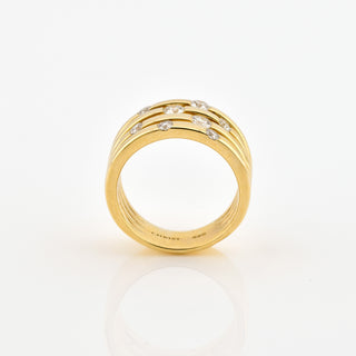 Christ Brillantring aus 585 Gelbgold, nachhaltiger second hand Schmuck perfekt aufgearbeitet