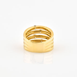 Christ Brillantring aus 585 Gelbgold, nachhaltiger second hand Schmuck perfekt aufgearbeitet