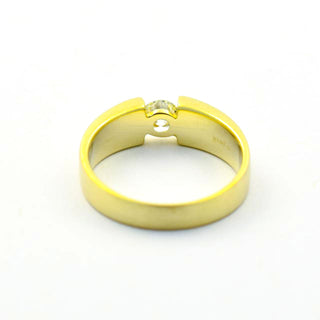 Christ Brillantring aus 585 Gelbgold, nachhaltiger second hand Schmuck perfekt aufgearbeitet