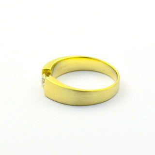 Christ Brillantring aus 585 Gelbgold, nachhaltiger second hand Schmuck perfekt aufgearbeitet