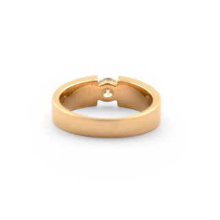 Christ Brillantring aus 585 Gelbgold, nachhaltiger second hand Schmuck perfekt aufgearbeitet