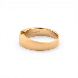 Christ Brillantring aus 585 Gelbgold, nachhaltiger second hand Schmuck perfekt aufgearbeitet
