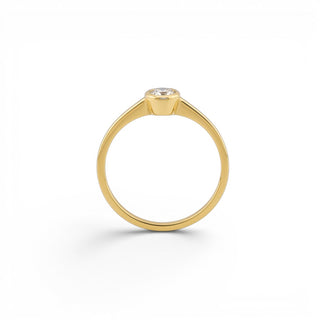 Christ Brillantring aus 585 Gelbgold, nachhaltiger second-hand Schmuck perfekt aufgearbeitet