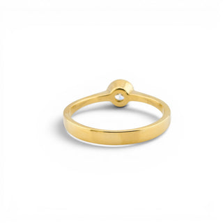 Christ Brillantring aus 585 Gelbgold, nachhaltiger second-hand Schmuck perfekt aufgearbeitet