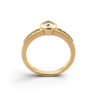 Christ Brillantring aus 585 Gelbgold, nachhaltiger second-hand Schmuck perfekt aufgearbeitet