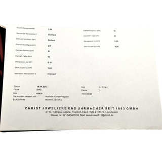 Christ Brillantring aus 585 Gelbgold, nachhaltiger second-hand Schmuck perfekt aufgearbeitet