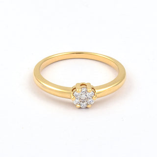 Christ Brillantring aus 585 Gelbgold, nachhaltiger second hand Schmuck perfekt aufgearbeitet