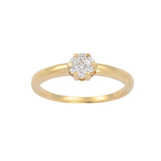 Christ Brillantring aus 585 Gelbgold, nachhaltiger second hand Schmuck perfekt aufgearbeitet