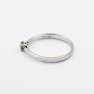 Christ Brillantring aus 585 Weißgold, nachhaltiger second hand Schmuck perfekt aufgearbeitet