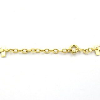 Collier aus 585 Gelb- und Rotgold, nachhaltiger second hand Schmuck perfekt aufgearbeitet